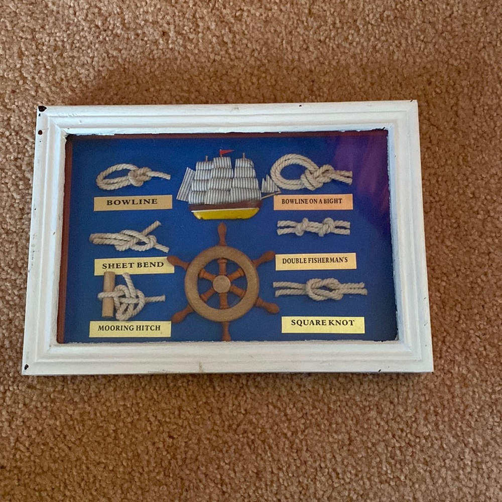 Bathroom beach house wall hanging